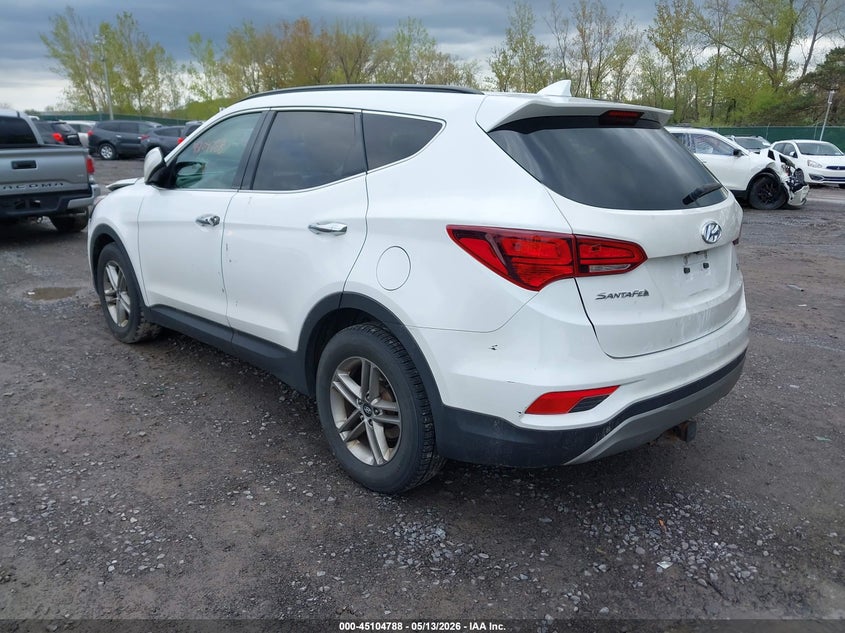 2018 Hyundai Santa fe VIN 5NMZUDLB5JH078176 IAAI salvage auction — FRONT END, Mv-907A (New York), sold $1,950 on 2026-07-25 (photo 3)