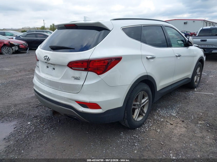2018 Hyundai Santa fe VIN 5NMZUDLB5JH078176 IAAI salvage auction — FRONT END, Mv-907A (New York), sold $1,950 on 2026-07-25 (photo 4)
