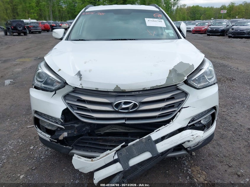 2018 Hyundai Santa fe VIN 5NMZUDLB5JH078176 IAAI salvage auction — FRONT END, Mv-907A (New York), sold $1,950 on 2026-07-25 (photo 6)