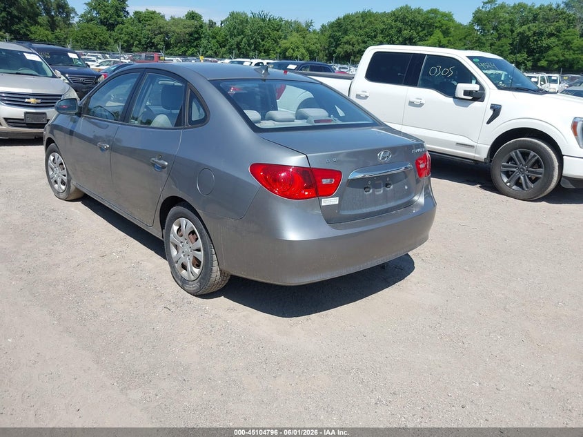 2010 Hyundai Elantra VIN KMHDU4AD2AU176469 IAAI salvage auction — HAIL, Salvage (Iowa), sold $450 on 2026-07-20 (photo 3)