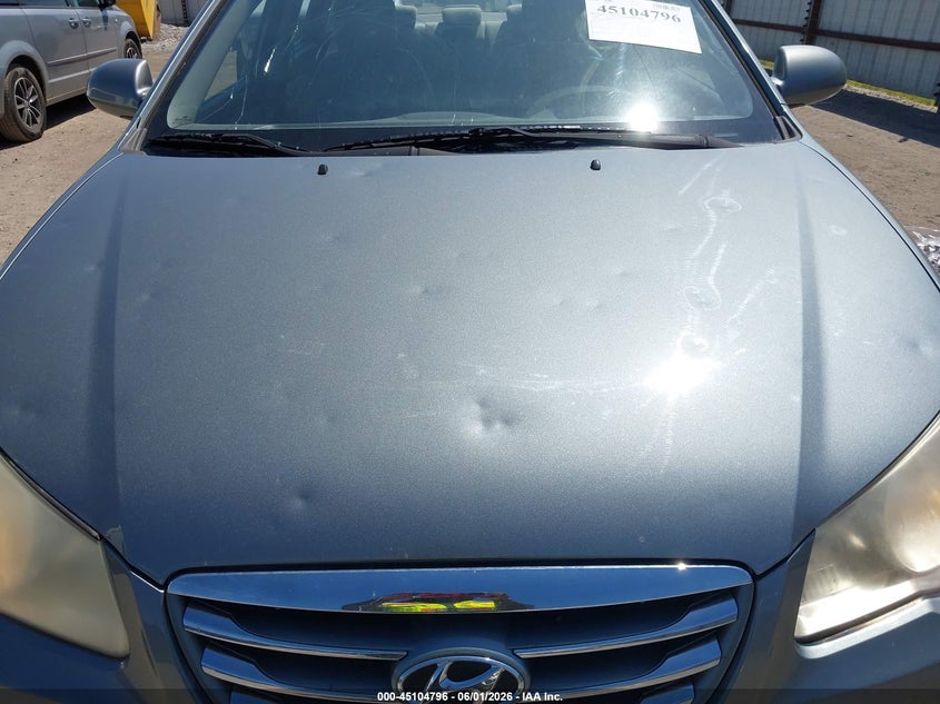 2010 Hyundai Elantra VIN KMHDU4AD2AU176469 IAAI salvage auction — HAIL, Salvage (Iowa), sold $450 on 2026-07-20 (photo 6)
