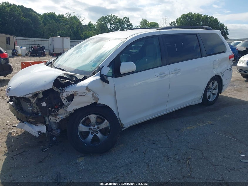 2011 Toyota Sienna VIN 5TDKK3DC7BS154410 IAAI salvage auction — FRONT END, Salvage (Georgia), sold $1,400 on 2026-07-22 (photo 2)