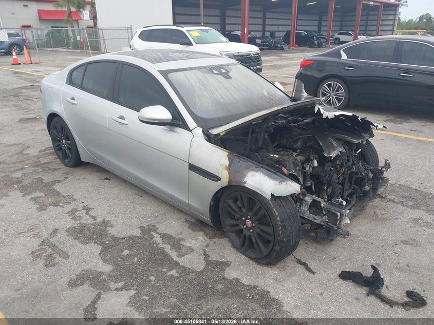 2020 Jaguar Xe VIN SAJAE4FX4LCP57294 IAAI salvage auction — ENGINE BURN, Certificate Of Destruction (Florida), sold $325 on 2026-07-20 (photo 1)