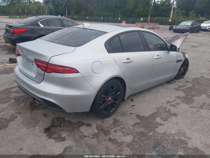 2020 Jaguar Xe VIN SAJAE4FX4LCP57294 IAAI salvage auction — ENGINE BURN, Certificate Of Destruction (Florida), sold $325 on 2026-07-20 (photo 4)