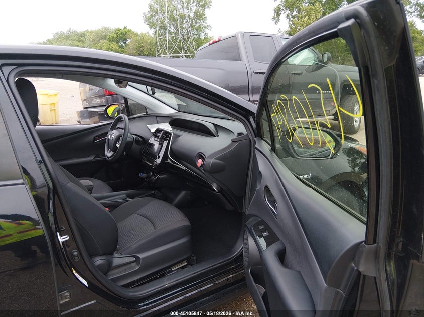 2016 Toyota Prius VIN JTDKBRFU4G3512905 IAAI salvage auction — FRONT & REAR, Clear (Indiana), sold $2,300 on 2026-07-22 (photo 5)