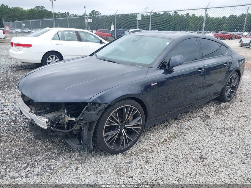 2017 Audi A7 VIN WAUW2AFC5HN009428 IAAI salvage auction — FRONT END, Salvage (Georgia), sold $2,825 on 2026-07-24 (photo 2)