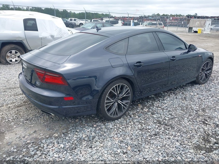 2017 Audi A7 VIN WAUW2AFC5HN009428 IAAI salvage auction — FRONT END, Salvage (Georgia), sold $2,825 on 2026-07-24 (photo 4)