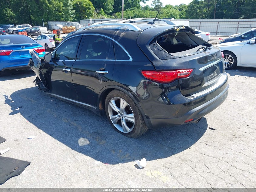 2011 Infiniti Fx VIN JN8AS1MUXBM111012 IAAI salvage auction — FRONT & REAR, Salvage (Georgia), sold $450 on 2026-07-15 (photo 3)