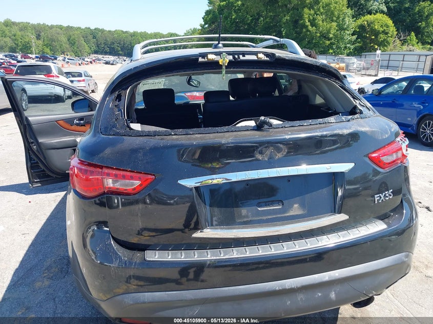 2011 Infiniti Fx VIN JN8AS1MUXBM111012 IAAI salvage auction — FRONT & REAR, Salvage (Georgia), sold $450 on 2026-07-15 (photo 6)