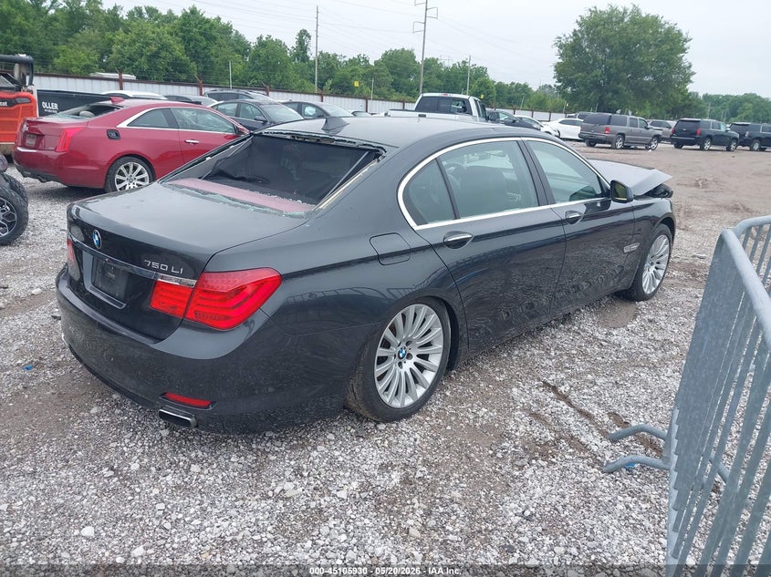 2012 BMW 7er VIN WBAKC8C55CC437918 IAAI salvage auction — NORMAL WEAR, Salvage (Missouri), sold $700 on 2026-07-27 (photo 4)