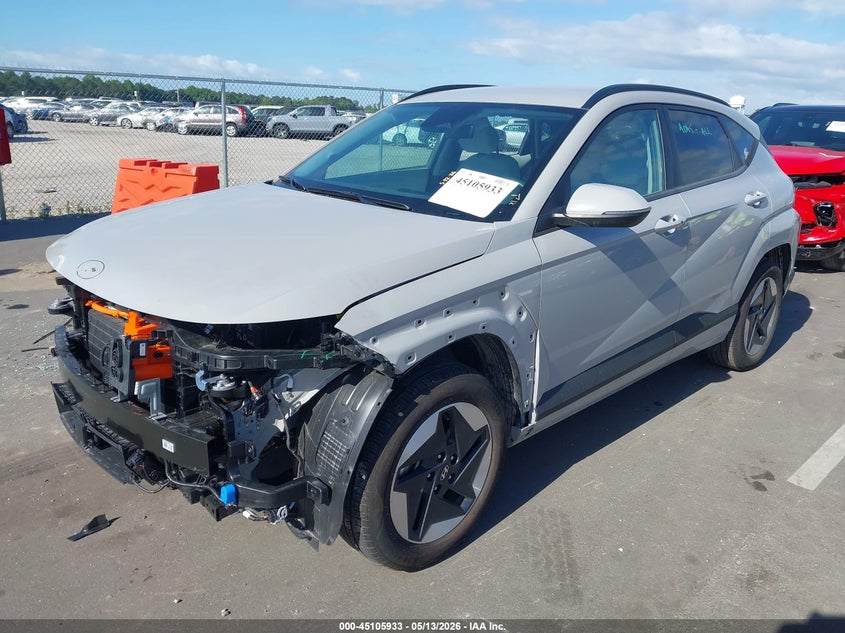 2025 Hyundai Kona VIN KM8HC3A68SU030711 IAAI salvage auction — FRONT END, Salvage (North Carolina), sold $10,000 on 2026-07-10 (photo 2)