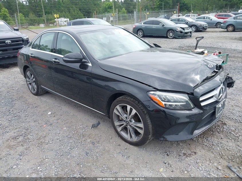 2020 Mercedes-benz C-klasse VIN W1KWF8EB7LR602398 IAAI salvage auction — LEFT SIDE, Salvage (South Carolina), sold $7,950 on 2026-07-07 (photo 1)