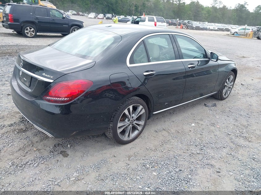2020 Mercedes-benz C-klasse VIN W1KWF8EB7LR602398 IAAI salvage auction — LEFT SIDE, Salvage (South Carolina), sold $7,950 on 2026-07-07 (photo 4)