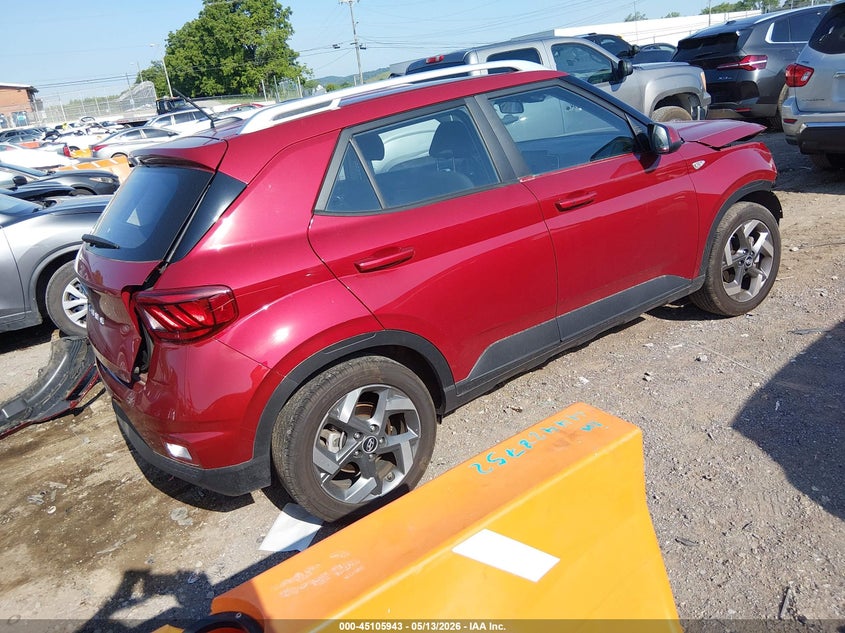 2024 Hyundai Venue VIN KMHRC8A38RU328273 IAAI salvage auction — FRONT END, Salvage (Tennessee), sold $3,200 on 2026-07-16 (photo 4)
