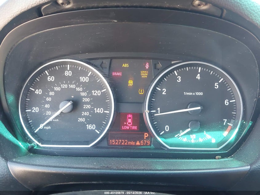 2013 BMW 1er VIN WBAUL7C51DVU08442 IAAI salvage auction — FRONT & REAR, Wait Title, sold $675 on 2026-08-19 (photo 7)