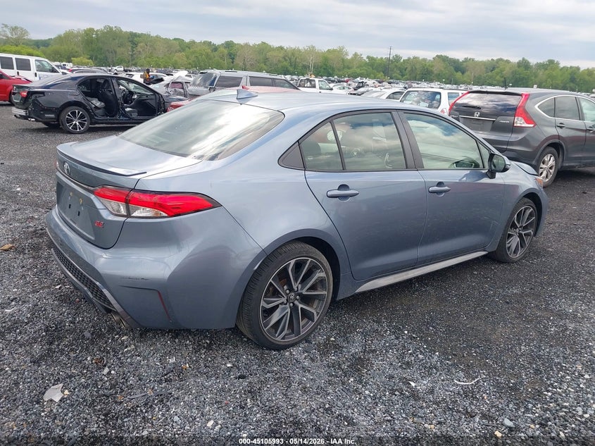 2022 Toyota Corolla VIN JTDS4MCE0NJ097892 IAAI salvage auction — LEFT SIDE, Salvage - 75% Or Less (Maryland), sold $7,000 on 2026-07-06 (photo 4)