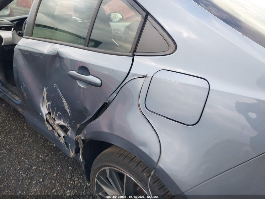 2022 Toyota Corolla VIN JTDS4MCE0NJ097892 IAAI salvage auction — LEFT SIDE, Salvage - 75% Or Less (Maryland), sold $7,000 on 2026-07-06 (photo 6)