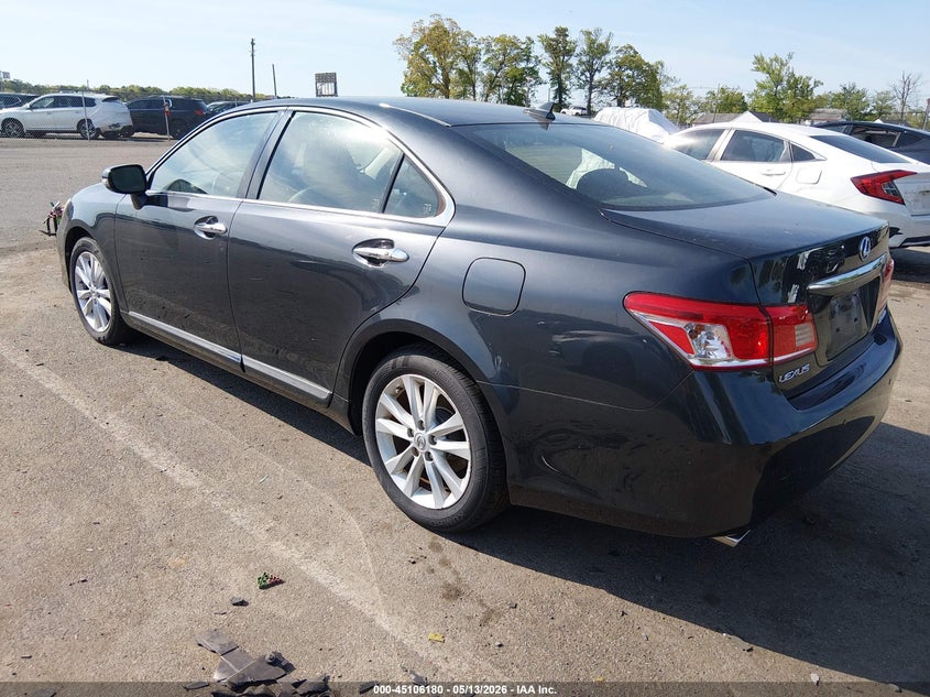 2010 Lexus Es 350 VIN JTHBK1EGXA2344843 IAAI salvage auction — WATER/FLOOD, Salvage (New Jersey), sold $500 on 2026-07-20 (photo 3)
