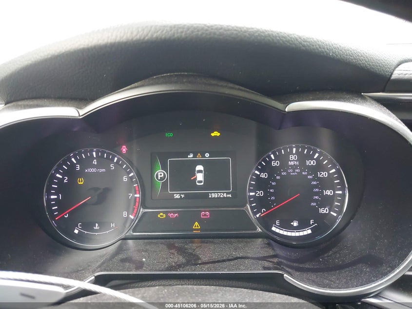 2014 Kia Optima VIN 5XXGR4A67EG295389 IAAI salvage auction — LEFT FRONT, Clear (Indiana), sold $25 on 2026-07-29 (photo 7)
