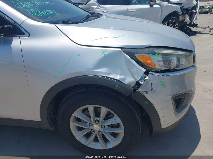 2016 Kia Sorento VIN 5XYPG4A32GG124477 IAAI salvage auction — FRONT END, Original (Texas), sold $25 on 2026-07-30 (photo 6)