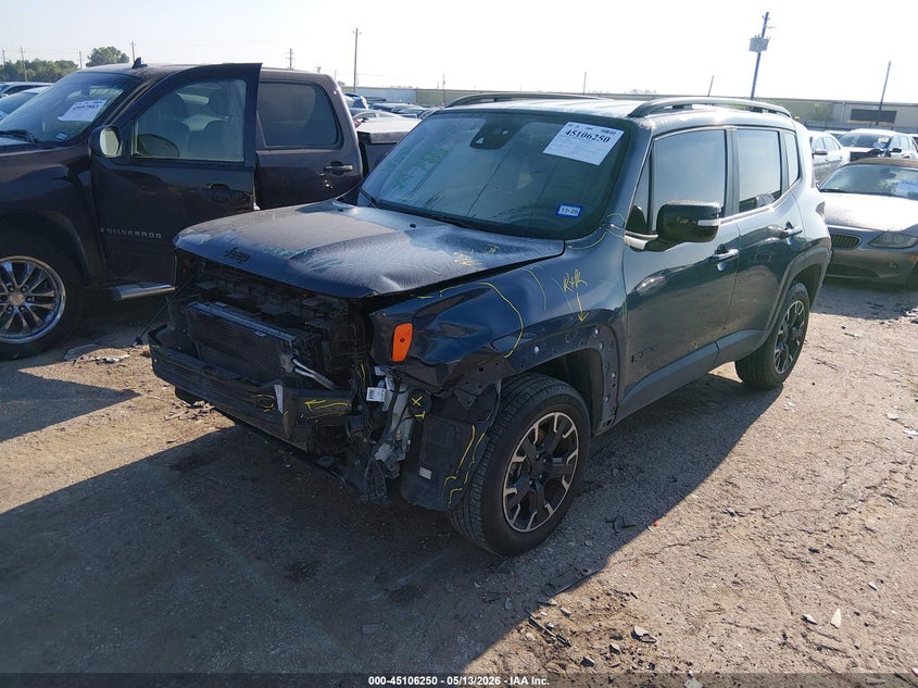 2023 Jeep Renegade VIN ZACNJDB10PPP36700 IAAI salvage auction — FRONT END, Salvage Title, sold $4,125 on 2026-07-22 (photo 2)