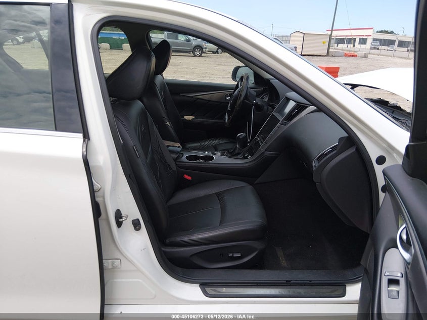 2014 Infiniti Q50 VIN JN1BV7AP7EM686121 IAAI salvage auction — FRONT END, Salvage (Georgia), sold $25 on 2026-07-16 (photo 5)