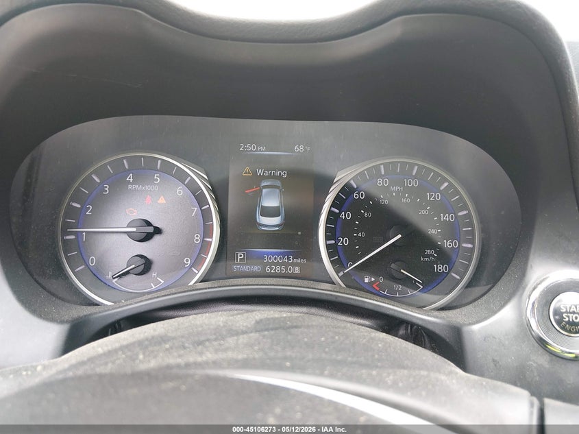2014 Infiniti Q50 VIN JN1BV7AP7EM686121 IAAI salvage auction — FRONT END, Salvage (Georgia), sold $25 on 2026-07-16 (photo 7)