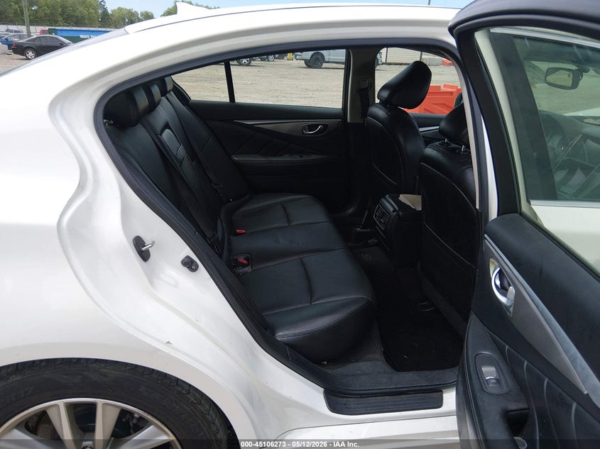 2014 Infiniti Q50 VIN JN1BV7AP7EM686121 IAAI salvage auction — FRONT END, Salvage (Georgia), sold $25 on 2026-07-16 (photo 8)