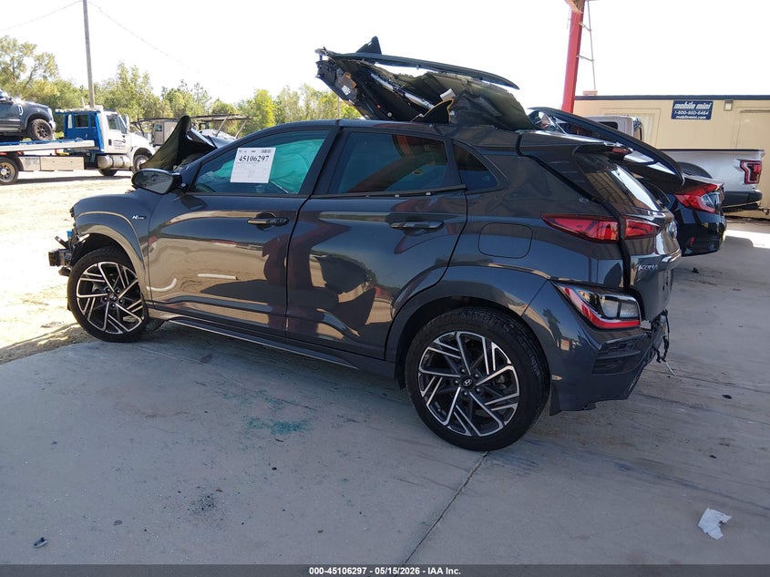 2023 Hyundai Kona VIN KM8K33A36PU993707 IAAI salvage auction — ALL OVER, Certificate Of Destruction (Florida), sold $625 on 2026-07-28 (photo 3)