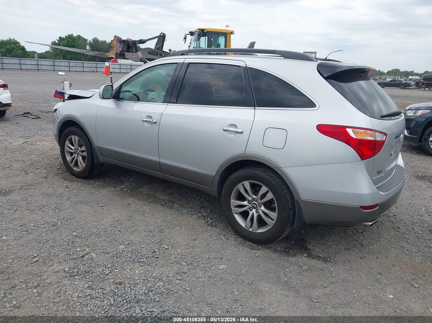 2012 Hyundai Veracruz VIN KM8NU4CC5CU195822 IAAI salvage auction — FRONT END, Clear (Arkansas), sold $875 on 2026-07-08 (photo 3)