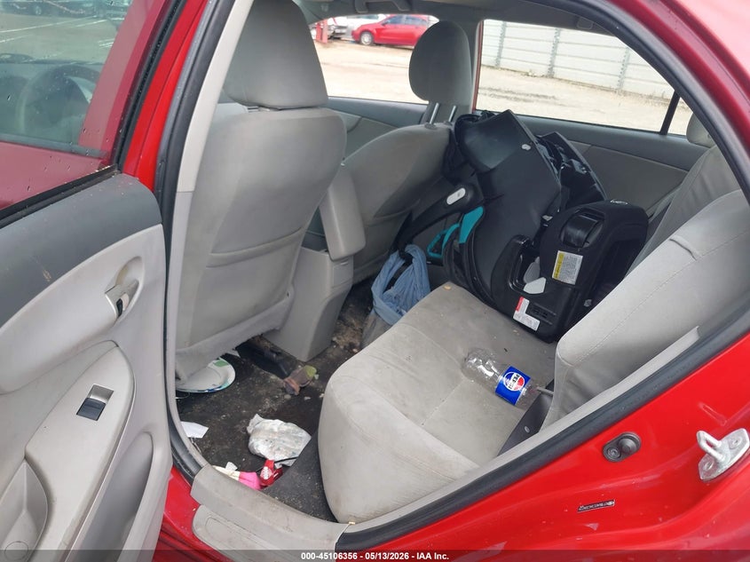 2010 Toyota Corolla VIN 2T1BU4EE3AC306724 IAAI salvage auction — ROLLOVER, Salvage (Alabama), sold $250 on 2026-07-19 (photo 8)