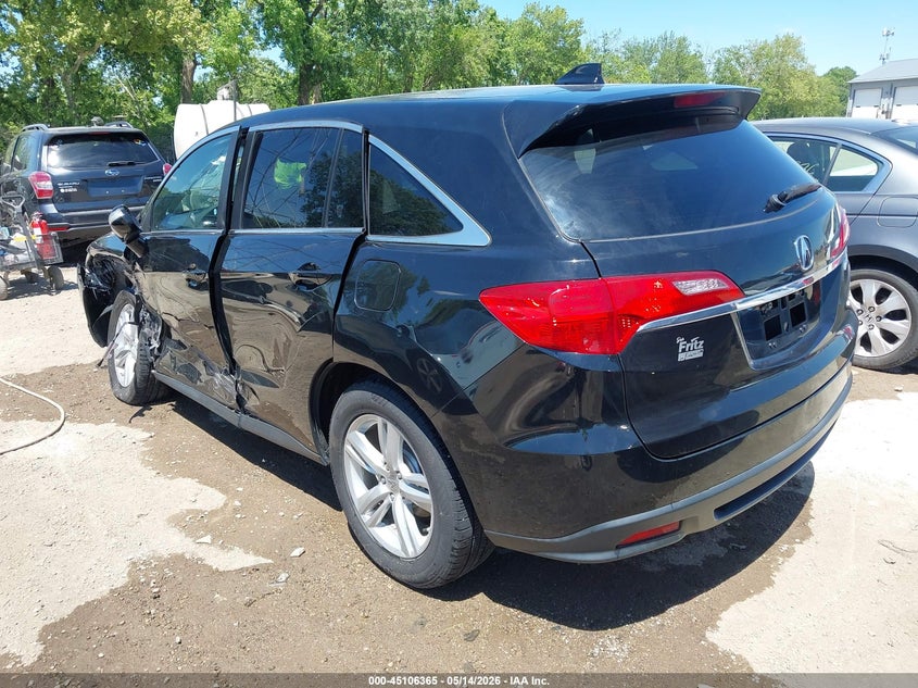 2014 Acura Rdx VIN 5J8TB4H33EL016181 IAAI salvage auction — LEFT SIDE, Clear (Indiana), sold $1,500 on 2026-07-17 (photo 3)