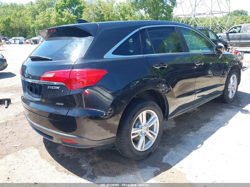 2014 Acura Rdx VIN 5J8TB4H33EL016181 IAAI salvage auction — LEFT SIDE, Clear (Indiana), sold $1,500 on 2026-07-17 (photo 4)