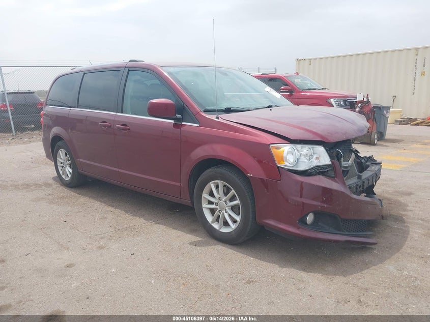 2019 Dodge Caravan VIN 2C4RDGCGXKR543510 IAAI salvage auction — FRONT END, Regular (South Dakota), sold $975 on 2026-07-09 (photo 1)