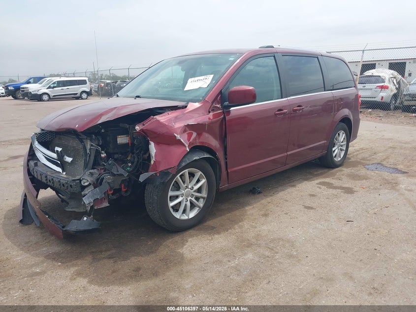 2019 Dodge Caravan VIN 2C4RDGCGXKR543510 IAAI salvage auction — FRONT END, Regular (South Dakota), sold $975 on 2026-07-09 (photo 2)