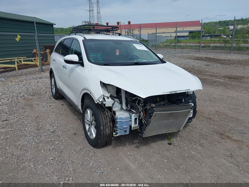 2019 Kia Sorento VIN 5XYPGDA31KG576557 IAAI salvage auction — FRONT END, Salvage (Pennsylvania), sold $2,250 on 2026-07-28 (photo 1)