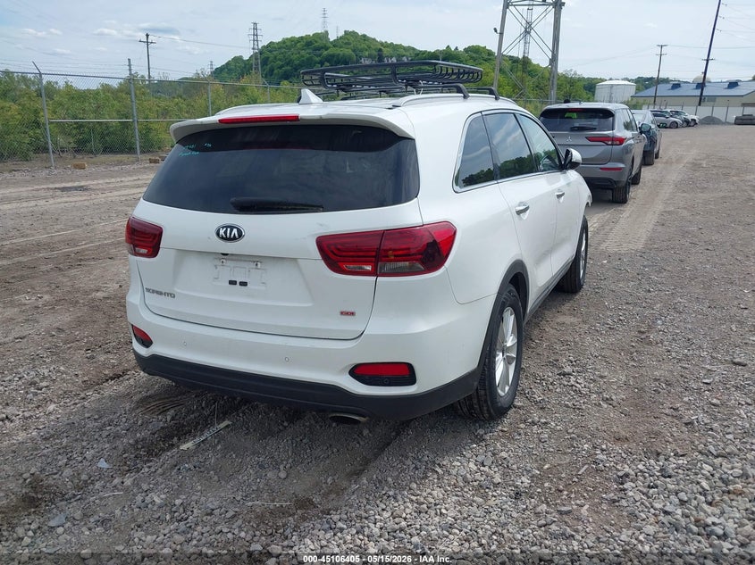 2019 Kia Sorento VIN 5XYPGDA31KG576557 IAAI salvage auction — FRONT END, Salvage (Pennsylvania), sold $2,250 on 2026-07-28 (photo 4)