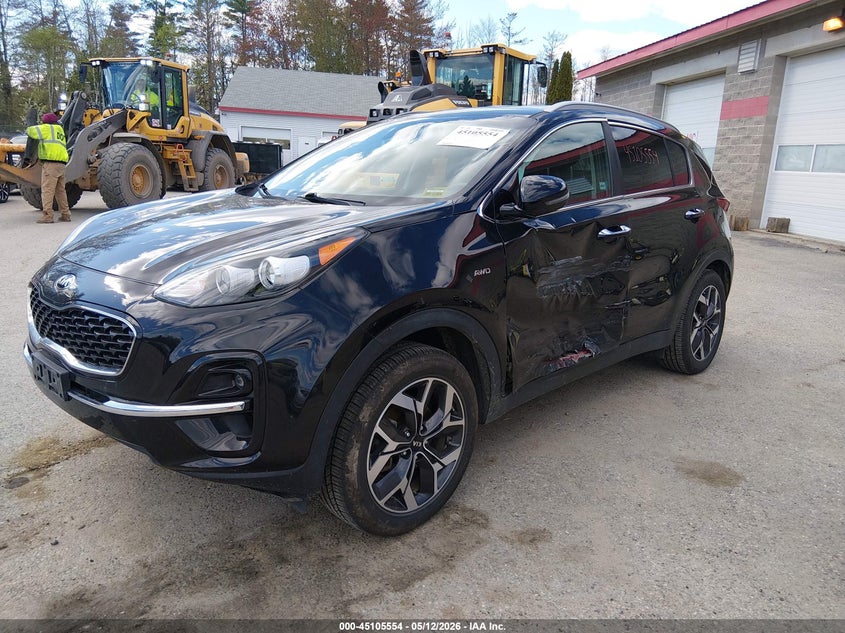 2020 Kia Sportage VIN KNDPNCAC5L7781927 IAAI salvage auction — SIDE, Salvage (Maine), sold $4,550 on 2026-07-09 (photo 2)