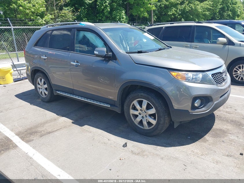 2012 Kia Sorento VIN 5XYKTDA2XCG283870 IAAI salvage auction — LEFT SIDE, Salvage (North Carolina), sold $650 on 2026-07-16 (photo 1)