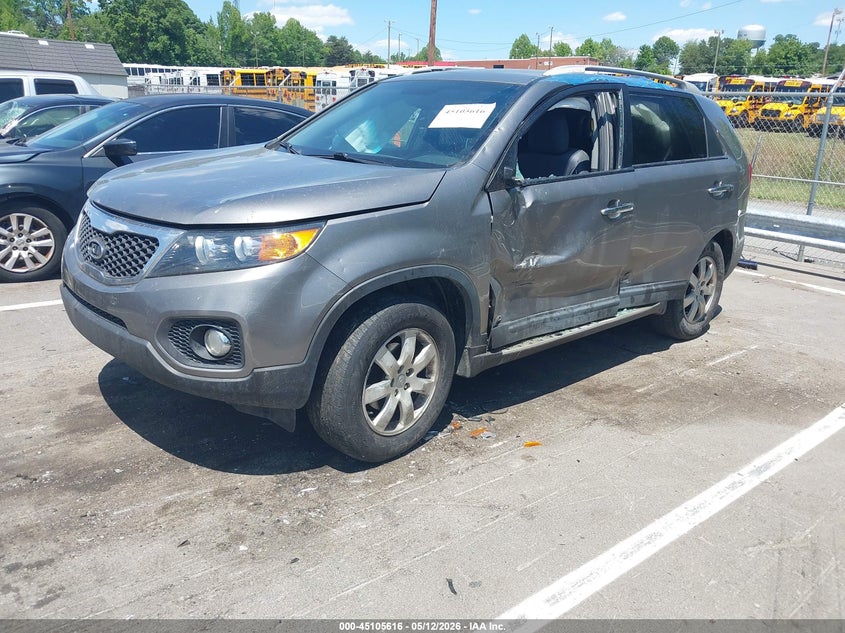 2012 Kia Sorento VIN 5XYKTDA2XCG283870 IAAI salvage auction — LEFT SIDE, Salvage (North Carolina), sold $650 on 2026-07-16 (photo 2)
