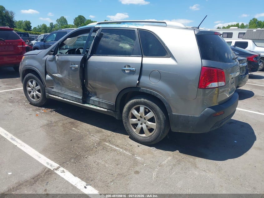 2012 Kia Sorento VIN 5XYKTDA2XCG283870 IAAI salvage auction — LEFT SIDE, Salvage (North Carolina), sold $650 on 2026-07-16 (photo 3)