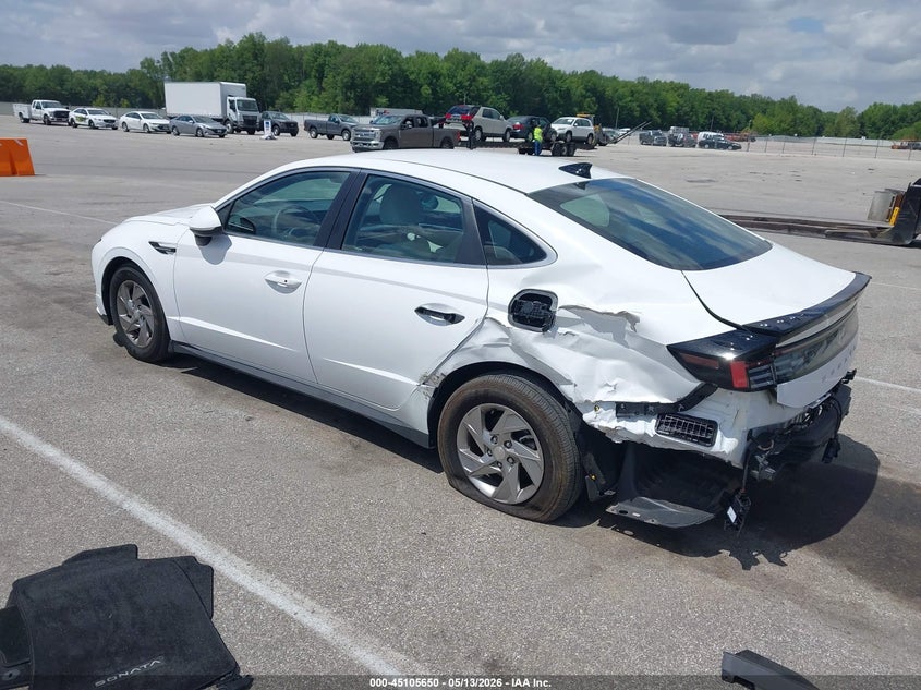 2025 Hyundai Sonata VIN KMHL24JA9SA508174 IAAI salvage auction — REAR END, Salvage (Indiana), sold $7,600 on 2026-07-23 (photo 3)