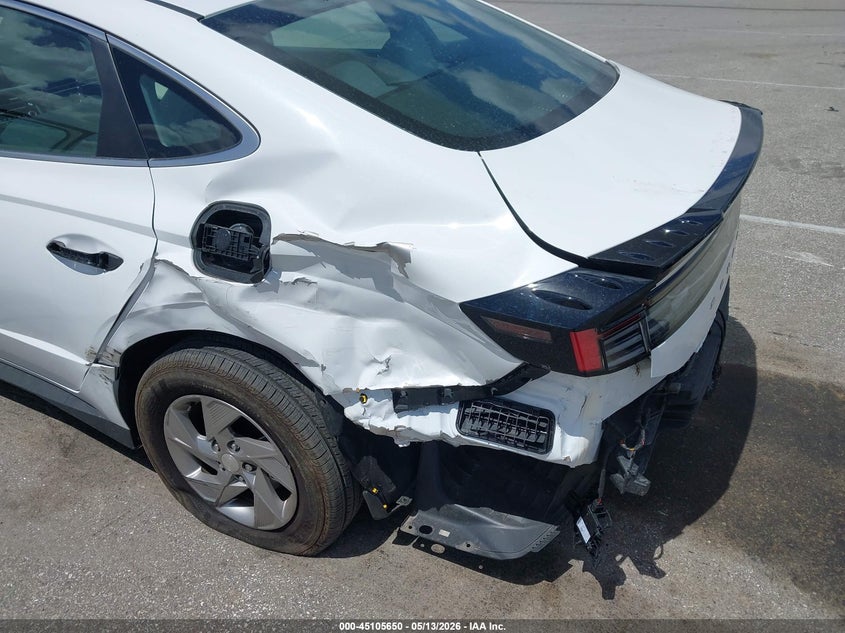 2025 Hyundai Sonata VIN KMHL24JA9SA508174 IAAI salvage auction — REAR END, Salvage (Indiana), sold $7,600 on 2026-07-23 (photo 6)