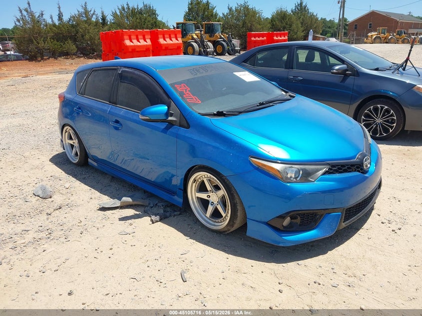 2016 Scion Im VIN JTNKARJE1GJ515903 IAAI salvage auction — REAR END, Salvage (Idaho), sold $1,800 on 2026-07-30 (photo 1)