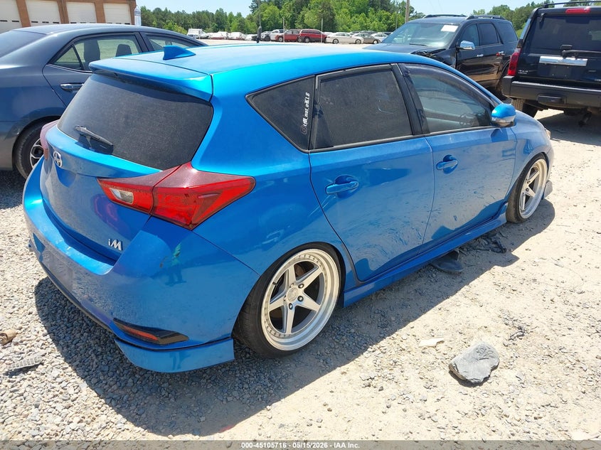 2016 Scion Im VIN JTNKARJE1GJ515903 IAAI salvage auction — REAR END, Salvage (Idaho), sold $1,800 on 2026-07-30 (photo 4)