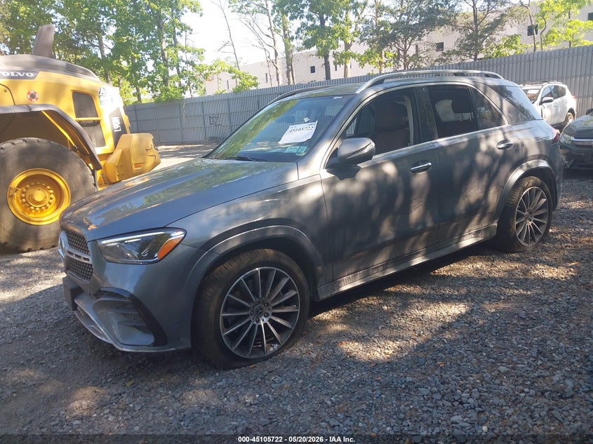 2024 Mercedes-benz Gle VIN 4JGFB4FB0RB251375 IAAI salvage auction — THEFT, Mv-907A (New York), sold $29,650 on 2026-07-20 (photo 2)
