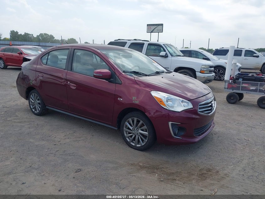 2019 Mitsubishi VIN ML32F4FJ7KHF02772 IAAI salvage auction — LEFT FRONT, Salvage (Arkansas), sold $1,400 on 2026-07-08 (photo 1)