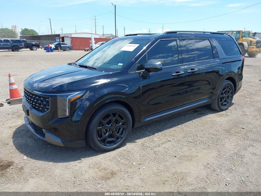 2026 Kia Carnival VIN KNDNE5K30T6580153 IAAI salvage auction — STORM DAMAGE, Original (Texas), sold $15,850 on 2026-08-19 (photo 2)