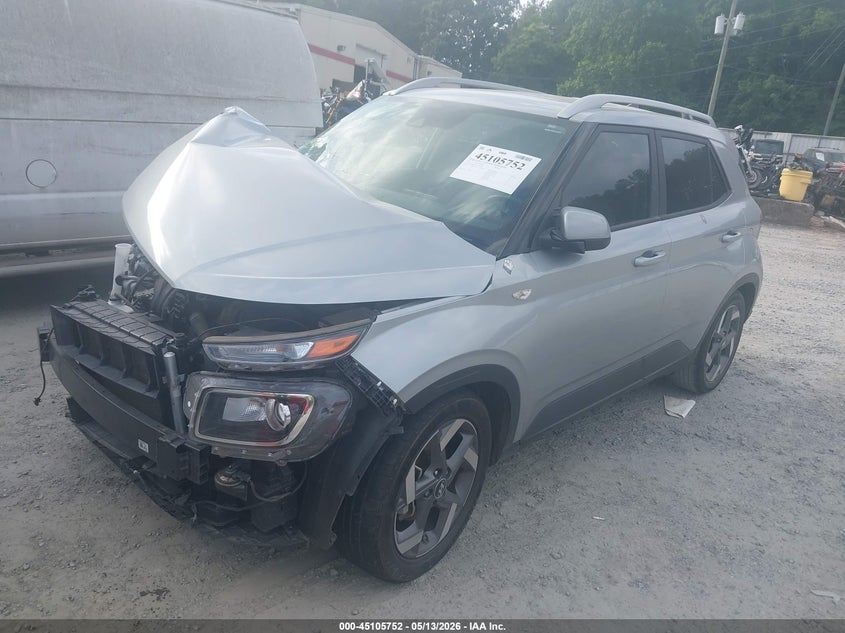 2022 Hyundai Venue VIN KMHRC8A32NU184679 IAAI salvage auction — FRONT END, Salvage (Georgia), sold $3,100 on 2026-07-14 (photo 2)