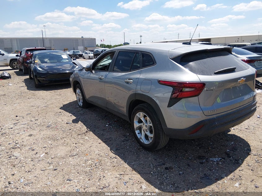 2025 Chevrolet Trax VIN KL77LFEP6SC046865 IAAI salvage auction — FRONT END, Original (Texas), sold $3,350 on 2026-07-09 (photo 3)